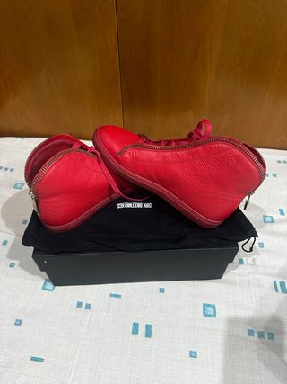 Zapatillas Bikkembergs rojas unisex