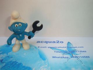 Puffi Puffo Meccanico Bianc 20012 - Smurf Mechanic