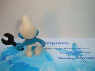 Puffi Puffo Meccanico Bianc 20012 - Smurf Mechanic