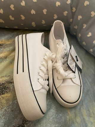 Zapatillas blancas plataforma