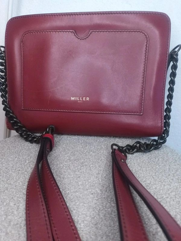 Bolso bandolera MILLER granate