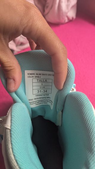 Patines en línea infantiles talla 31-34