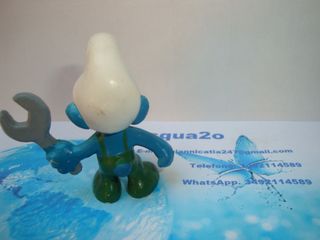 Puffi Puffo Meccanico Verde 20012 - Smurf Mechanic