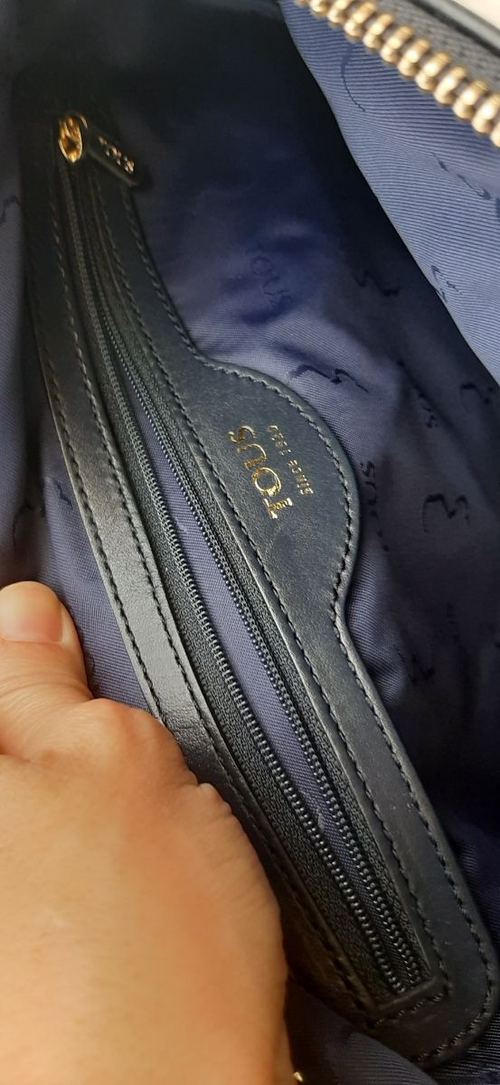 Bolso Tous azul marino - clutch