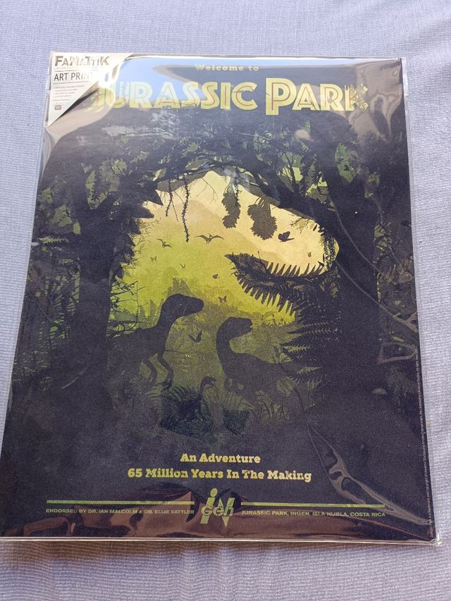 Lámina Jurassic Park - Edición limitada