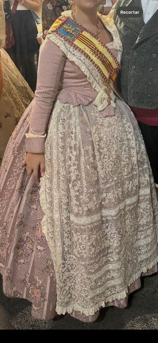 Traje Fallera Rosa - Talla 36/38
