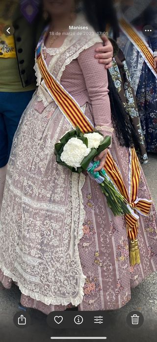Traje Fallera Rosa - Talla 36/38
