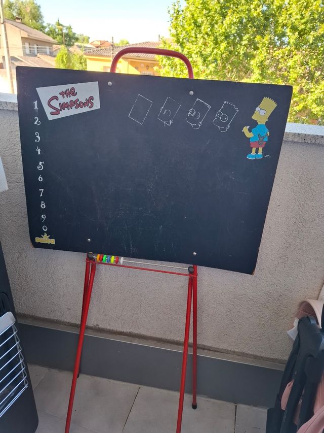 Pizarra infantil Los Simpsons