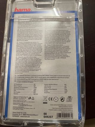 Adaptador USB Bluetooth Hama 1.2