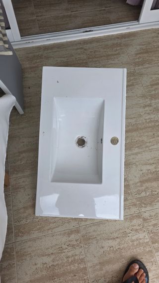 Lavabo porcelana blanco