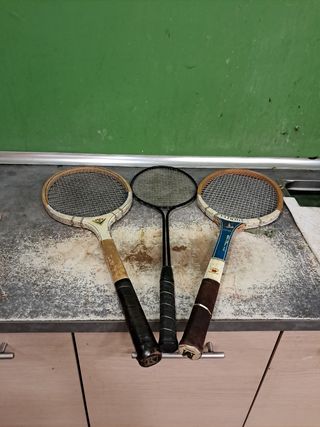 3 Raquetas Tenis Antiguas