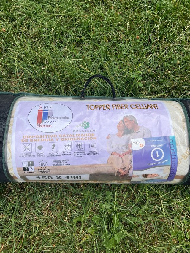 Topper de fibra 150x190cm