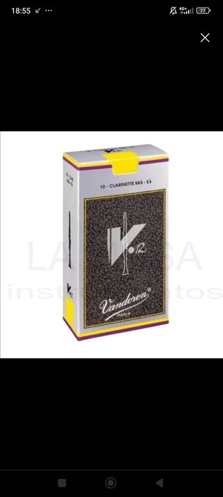 Cañas Vandoren 10 Mib-Eb (Clarinete)
