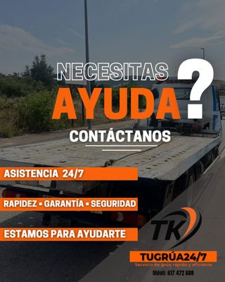 Grua auxilio vial