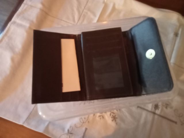 Monedero búhos - rosa y azul marino