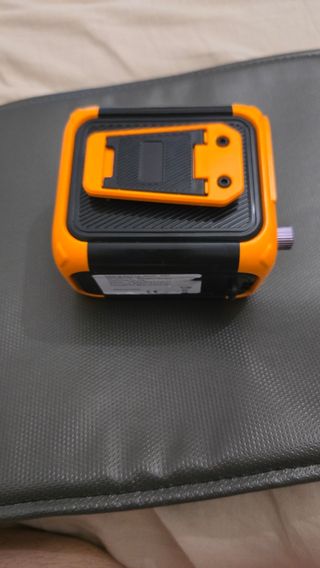 Mini ventilatore portatile arancione 