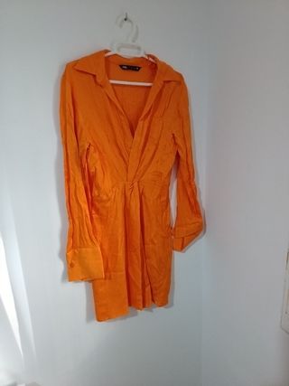 Vestido Zara naranja