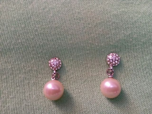 Orecchini perle & zirconi