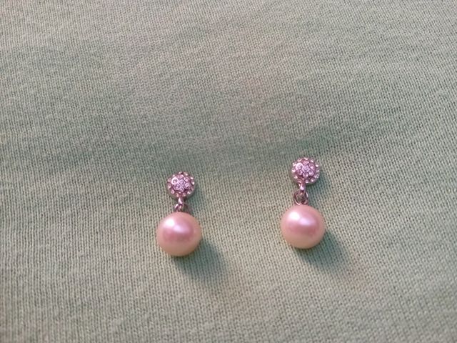 Orecchini perle & zirconi