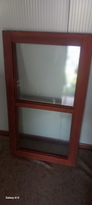 Ventana madera 2 hojas