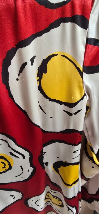 Vestito uova - Rosso e bianco - Tg M