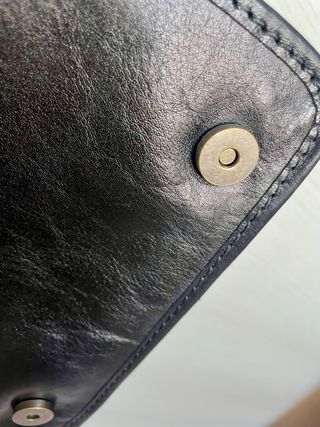 Borsello nero in pelle