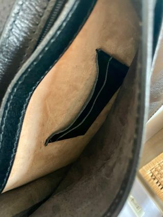 Borsello nero in pelle