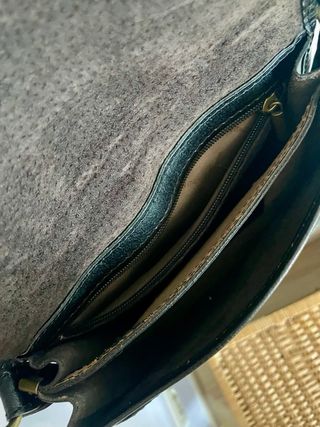 Borsello nero in pelle