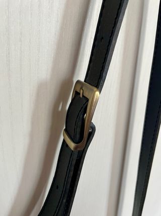 Borsello nero in pelle