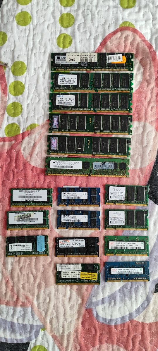 Módulos RAM - Varias Marcas