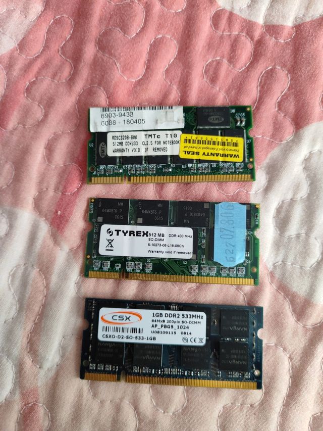 Módulos RAM - Varias Marcas