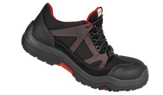 Zapatos seguridad - negros y rojos