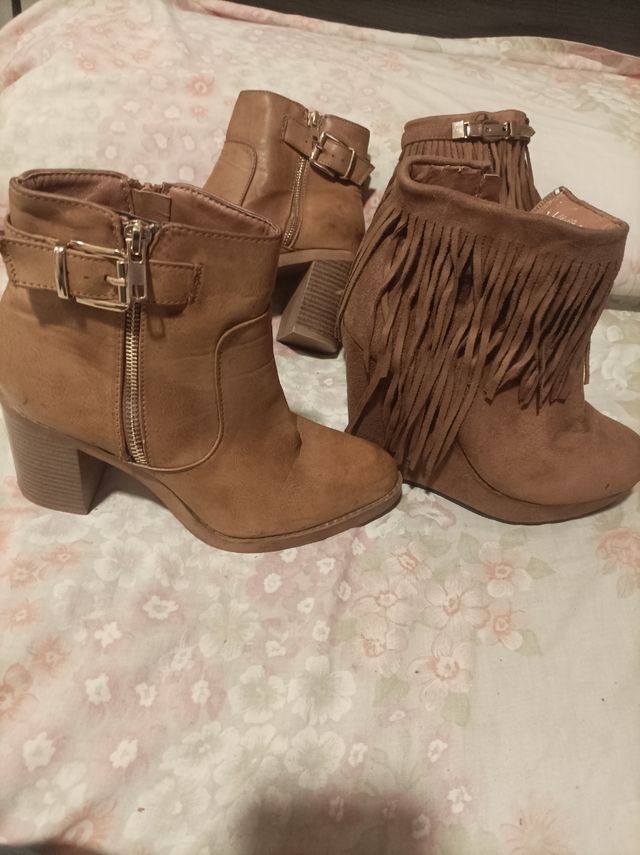 Botines marrónes - 2 pares