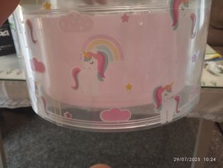 Lámpara infantil unicornios