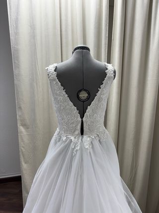 Vestido novia princesa tul