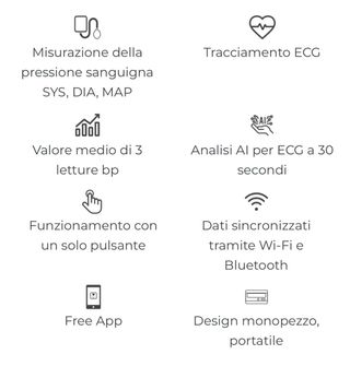 Tensiom./ECG Wellue - Misura pressione