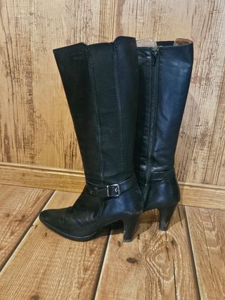 Botas altas negras mujer