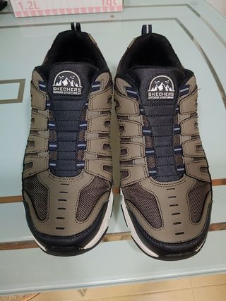 Zapatillas Skechers hombre- Verde Oliva