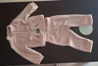 Conjunto bebé 12 meses - Rosa