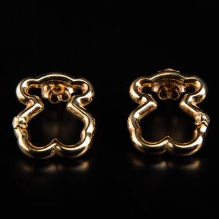 Pendientes de osos . TOUS ORO amarillo 18 KT