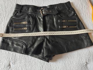 Short piel negro - Talla 0