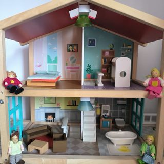 Casa Muñecas Madera Juguete