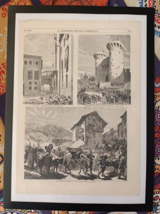 22 láminas: Ilustración Española y Americana S.XIX