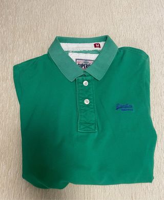 Polo Superdry verde talla M