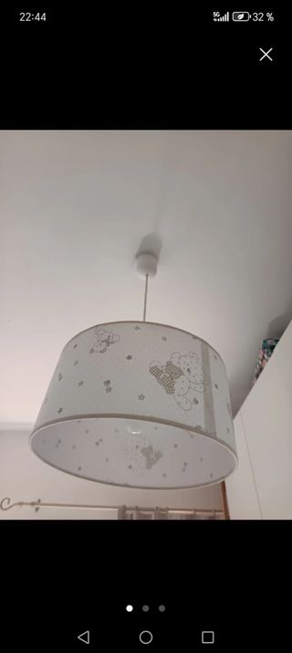 Lámpara infantil estrellas ositos