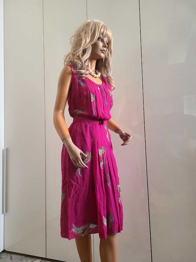 Abito vintage rosa cerimonia