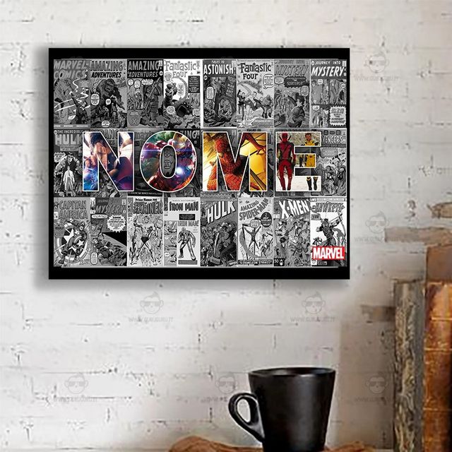 Quadro Marvel Personalizzabile