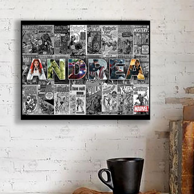 Quadro Marvel Personalizzabile