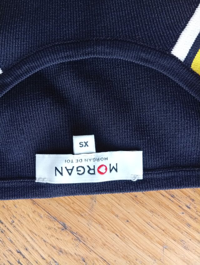 Vestido negro c/amarillo talla XS