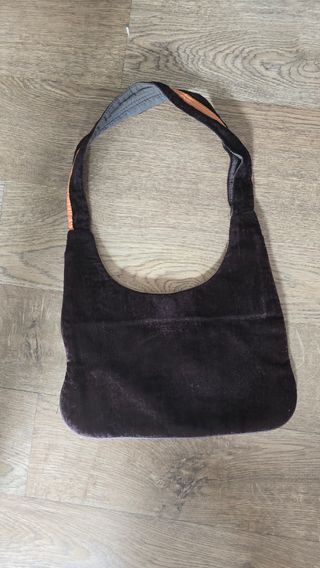 Bolso boho hombro terciopelo